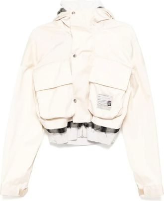 Miharayasuhiro Giacca con design patchwork - Toni neutri