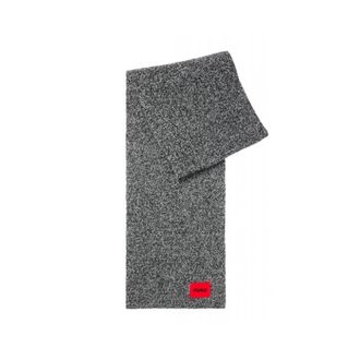 HUGO BOSS Accessoires, Heren, Grijs, ONE Size, Wol, Zaff 6 Scarf