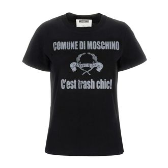 Moschino Camiseta - Tops - Mujer - Negro - L