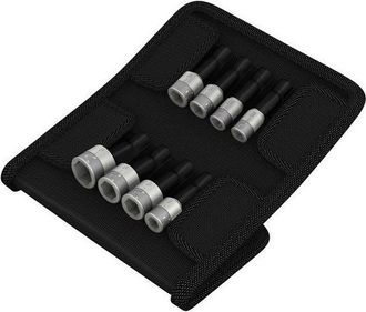 Wera Surtido De Enchufes Acero Inoxidable 1/4, 50 Mm Largo, 8 Unidades, Contenido : 5 5,5 7 8 10 13 Mm 1/4 3/8 Pulgadas