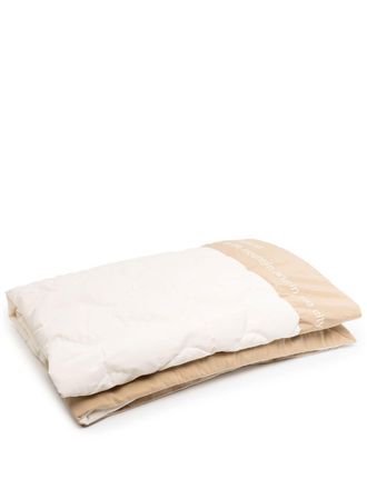 White Mountaineering Coperta bicolore con stampa - Toni neutri