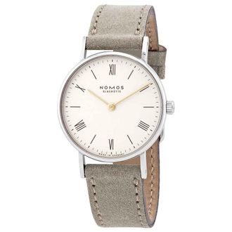 NOMOS Glash&uuml;tte Ludwig 33 Duo Alpha.2 White Dial Watch 240