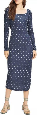 Ted Baker Meegwin Ditsy Spot Jersey Dress In Blue