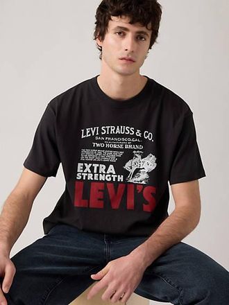 Levi's Graphic Vintage Fit T Shirt - Mens - XL - Black