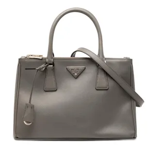 Prada Pre-owned Prada Medium Saffiano Lux Galleria Double Zip Satchel Ladies B3SIM0OBJLMM0JY2