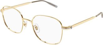 Montblanc MB0238OK 001 Gold 52mm