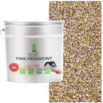 OEM Revoque De Mosaico De Resina Color Mostaza Marr&oacute;n, Clase 1, Resistente A Las Heladas, 7 Kg