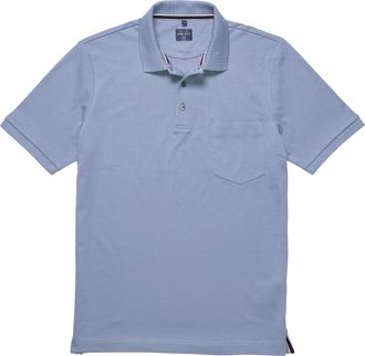 Marvelis Poloshirt MARVELIS, Herren, Gr. XL, lila (kobalt), Jersey, Obermaterial: 57% Baumwolle, 43% Polyester, regular fit normal, Shirts Poloshirt