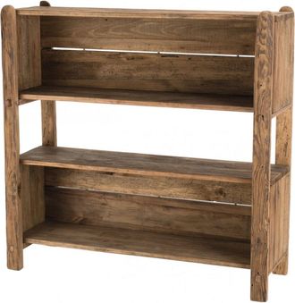 Macabane Estanter&iacute;a de 3 niveles de pino reciclado