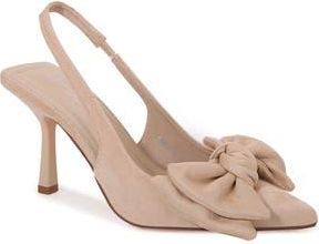 Berness Christie Bow Slingback Pump in Beige at Nordstrom Rack, Size 6.5