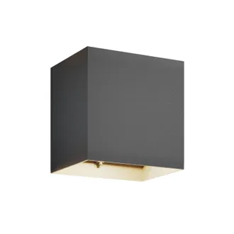 Lucande Lucande - L&aacute;mpara De Pared Led Exterior evie En Gris Aluminio