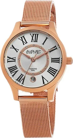 August Steiner Womens Stainless Steel Watch