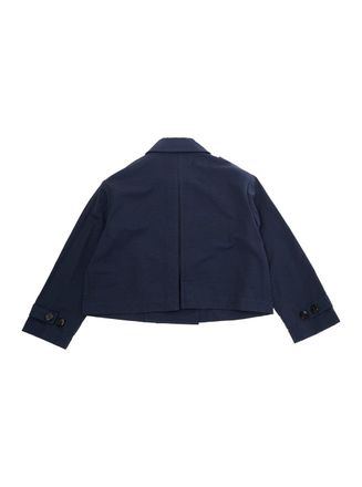 Max & Co. Peak Collar Cotton-Blend Blazer - Blue