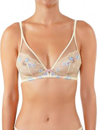 Huit Amour Dete Bralette In Yellow