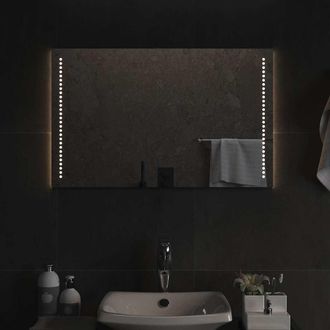 vidaXL Espejo De Ba&ntilde;o Con Led 80x50 Cm Vidaxl