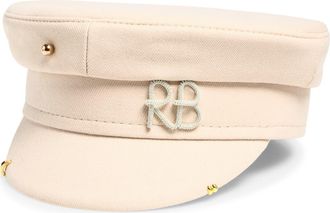 Ruslan Baginskiy Pierced Baker Boy Hat in Beige at Nordstrom, Size X-Small