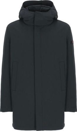 Peuterey Parka con cappuccio e patch logo - - Jackets - Uomo - Blu - 2XL