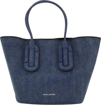 Marc Jacobs Babe Tote In Denim - female - Marc Jacobs - Shopping Bags - Blue - ONE SIZE - Bags