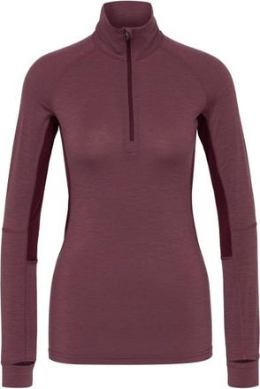 Stoic MerinoMesh150 SadjemSt. L/S Half Zip Merinounterw&auml;sche f&uuml;r Damen | lila