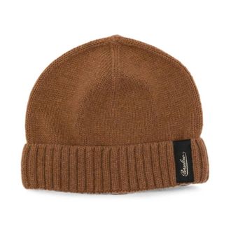 Borsalino Cashmere Muts - Dames - Hoeden - Bruin - ONE Size - Kasjmier - Accessoires