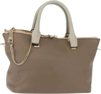 Chlo&eacute; Pre-owned Handbags, female, Gray, Size: ONE SIZE Pre-owned Hand Bag