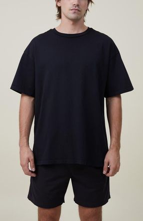 Cotton On Mens Easy Short in Black Texture at Nordstrom, Size X-Large