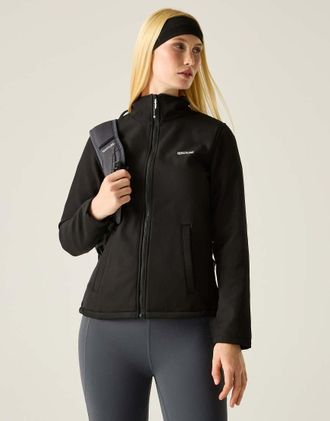 Regatta Connie V - Giacca a vento da trekking in softshell nera-Nero