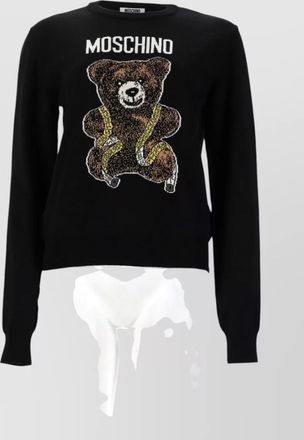 Moschino virgin wool teddy sweatshirt