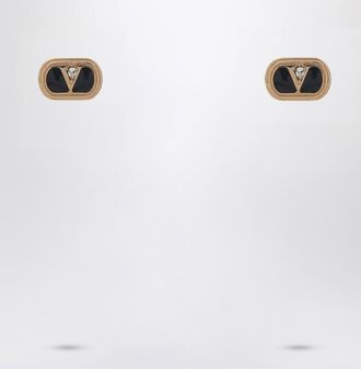 Valentino Garavani Oval earrings with crystals