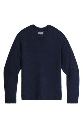 Royal Robbins Rockcraft Merino Wool Crewneck Pullover in Deep Blue Heather at Nordstrom, Size X-Large