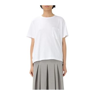 Semicouture Dames, Tops, Wit, Maat: S Katoen