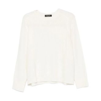 Fabiana Filippi Maglione Girocollo Ricamato - - Knitwear - Donna - Bianco - S