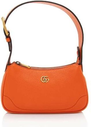 Gucci Pre-owned Shoulder Bags, female, Orange, Size: ONE SIZE Pre-owned Vintage Shoulder Bag