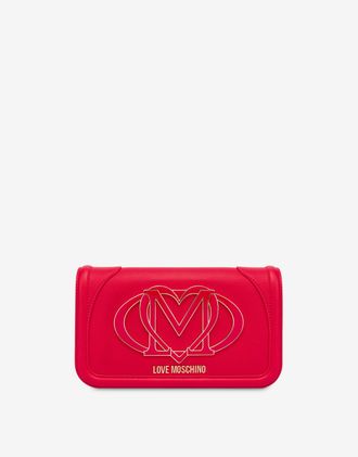 Love Moschino Smart Daily Bag with maxi logo - Red