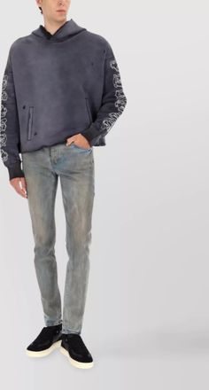 Purple oversized hoodie