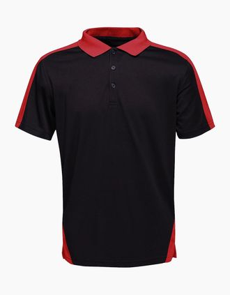 Regatta Mens Regatta Contrast Coolweave Pique Polo Shirt - Black - Size: 44