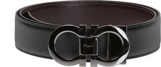 Ferragamo Omkeerbare leren riem - Heren - Riemen - Bruin - 110 CM - Leer - Accessoires