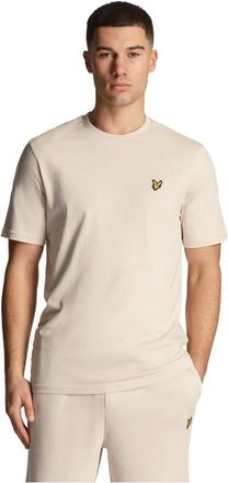 Lyle & Scott T-Shirts, male, Beige, Size: XL SS T-Shirts Plain T-Shirt