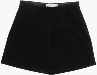 BONPOINT Velvet Single Pleated Shorts size 8 Y