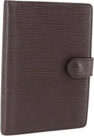 Louis Vuitton Pre-owned Wallets, female, Brown, Size: ONE SIZE Pre-owned Day Planner Cover