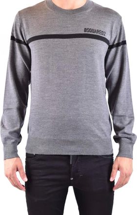 Dsquared2 Heren, Truien, Grijs, Maat: XL Wol