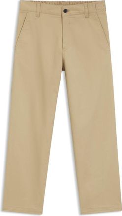 HUGO BOSS Straight-fit pants in mercerized stretch cotton