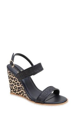 Linea Paolo Edith Wedge Sandal in Black at Nordstrom Rack, Size 7.5