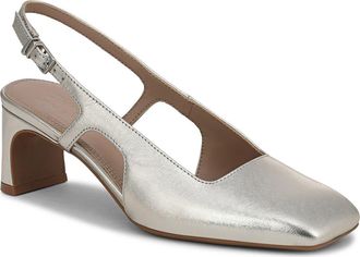 Naturalizer Carmen Slingback Pump in Silver Sand at Nordstrom, Size 12