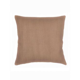 Anaya with Love So Soft Linen Euro Pillow with Down Alternative Insert in Latte at Nordstrom, Size 26X26