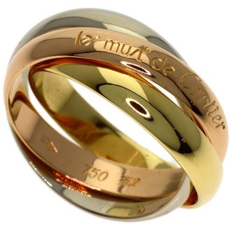Cartier Yellow Gold (18K) Pink Gold (18K) White Gold (18K) Band Ring (Pre-Owned)