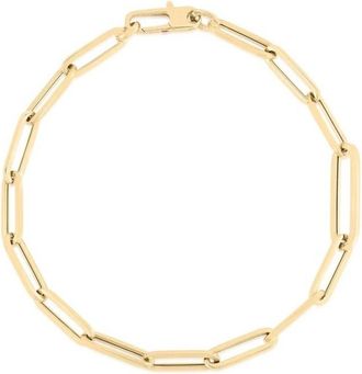 Roberto Coin 18K Gold 7 Paperclip Bracelet