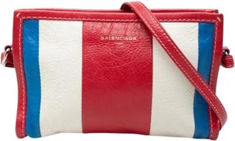 Balenciaga Pre-owned Vintage Crossbody Bag - Dames - Pre-owned - Veelkleurig - Maat: ONE Size Leer