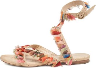 Chloé Sandali con frange - Toni neutri