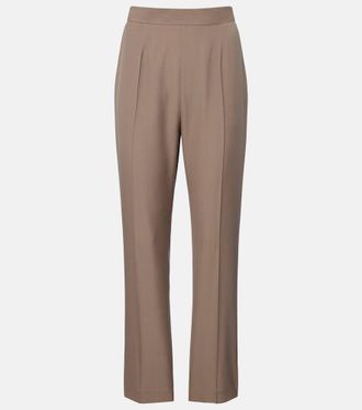 The Row Eranza wool straight pants